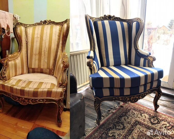 Реставрация и перетяжка мебели