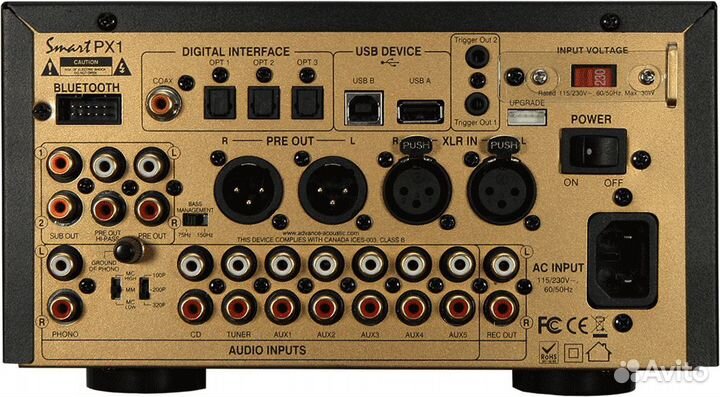 Комплект усилителей Advance Paris PX1+BX1 (France)