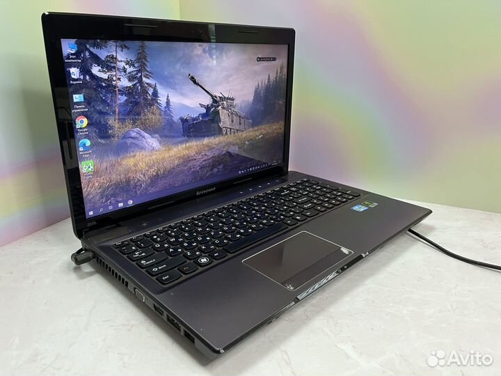 Мощный ноутбук Lenovo i3/8Gb/GT630M/SSD+HDD