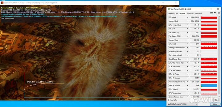 Видеокарта nVidia GeForce GTX 1080 Gigabyte