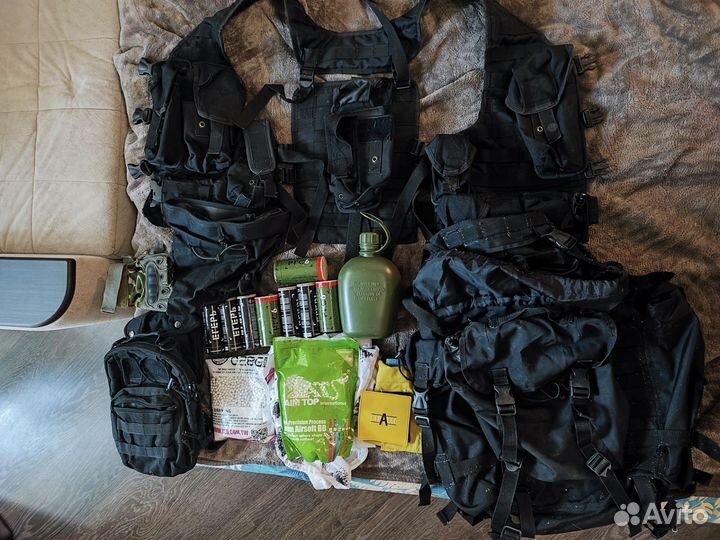 Снаряжение для страйкбола (комплект 