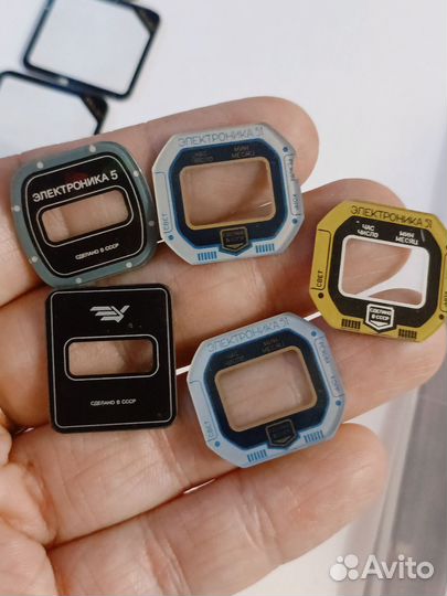 Часы СССР электроника стекломаски новые