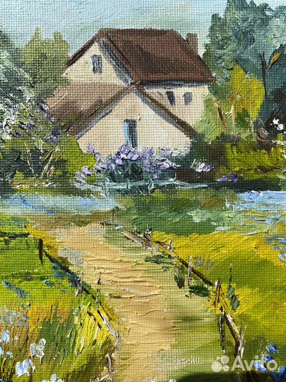 Картина маслом пейзаж