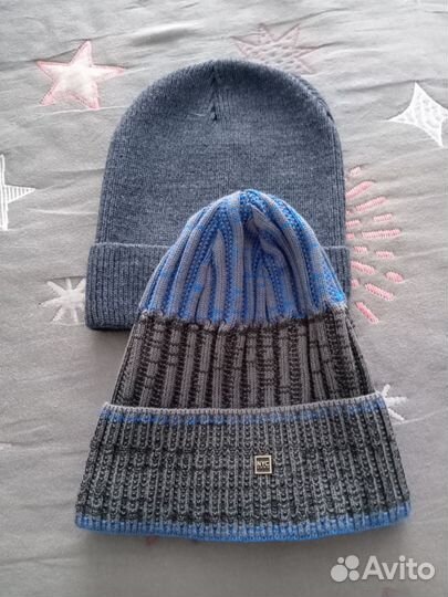 Вязаная шапка мужская