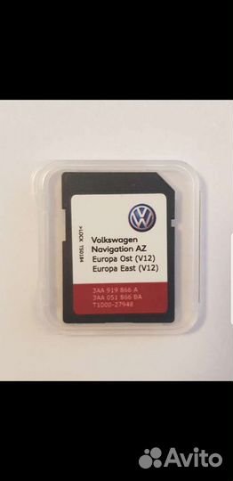 Карта навигации Volkswagen rns315sd2021