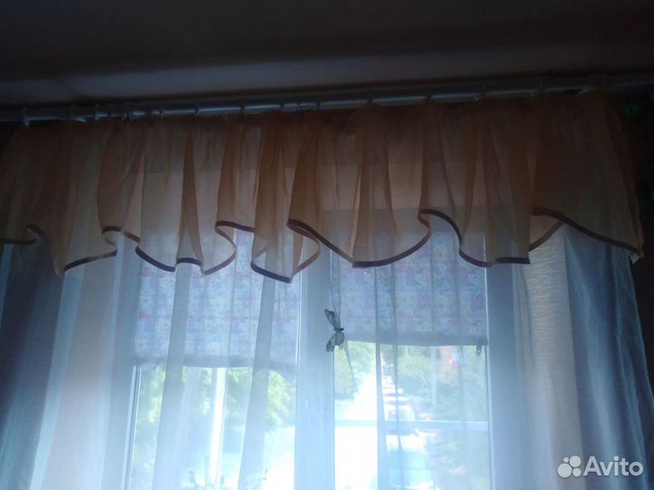 Штора с ламбрекеном