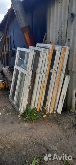 Деревянные оконные рамы бу
