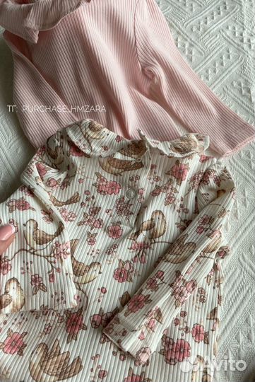 Боди для девочки hm, c&a 62