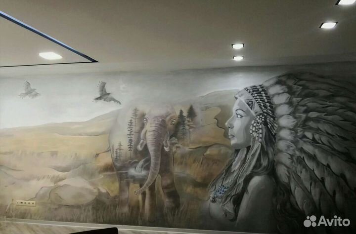 Уфа Роспись Стен-Фотообои, Рисунок в Детской