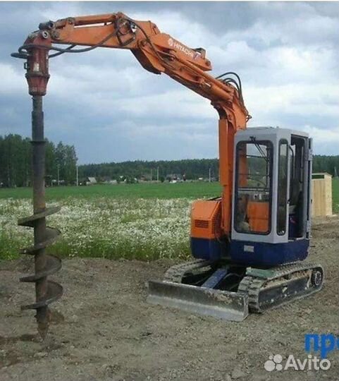 Семигорский Услуги миниэкскавато с буром и молотом