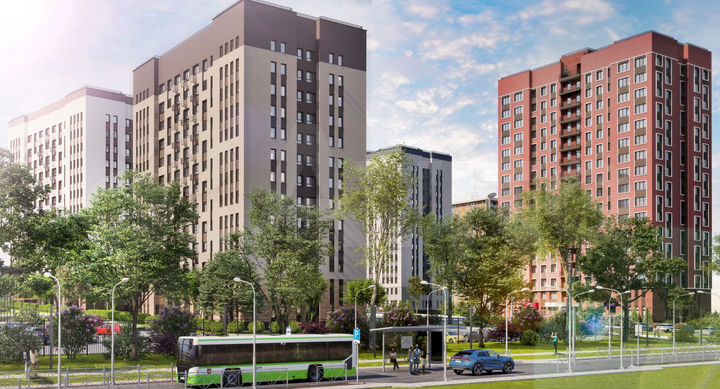 2-к. квартира, 59,6 м², 11/17 эт.