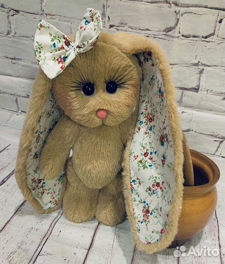 Зайка. Игрушка ручной работы