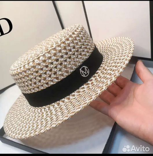 Шляпка женская соломенная новая