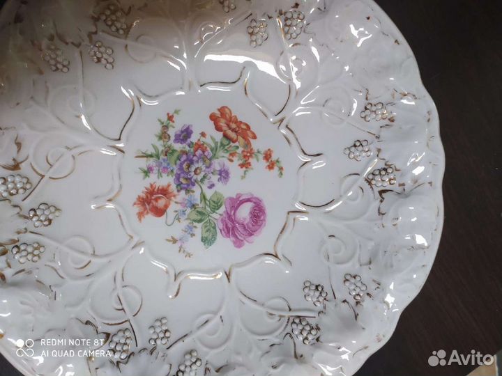 Блюдо дулево виноград