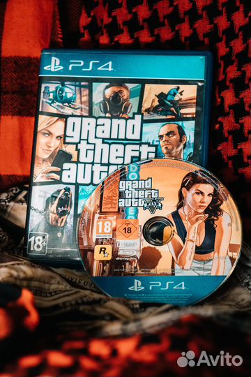 Диск для ps4 игра gta 5