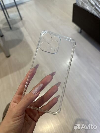 Чехол на iPhone 14 pro max прозрачный