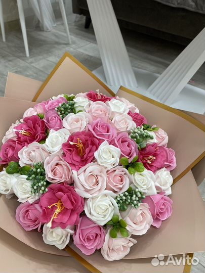 Мыльные букеты