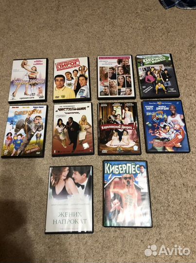 DVD диски 10 шт