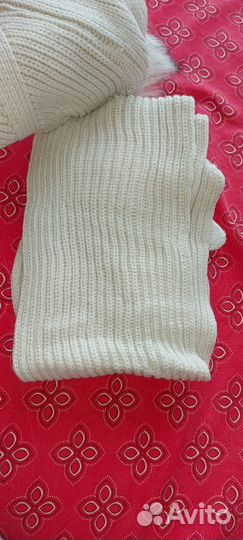 Комплект шапка, шарф, перчатки