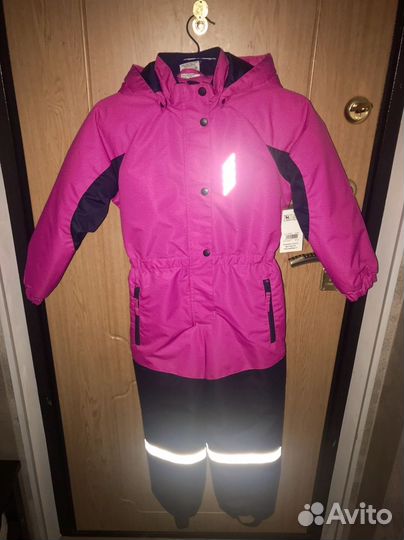Зимний комбинезон для девочки 122 новый
