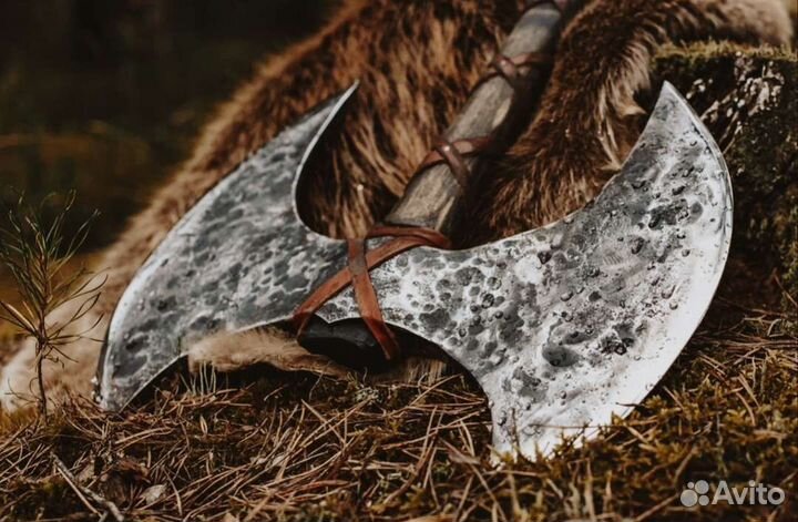 Топор Перуна кованый двусторонний