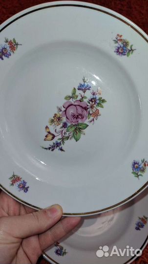 Тарелка стариная