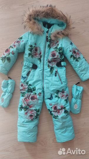 Зимний комбинезон для девочки