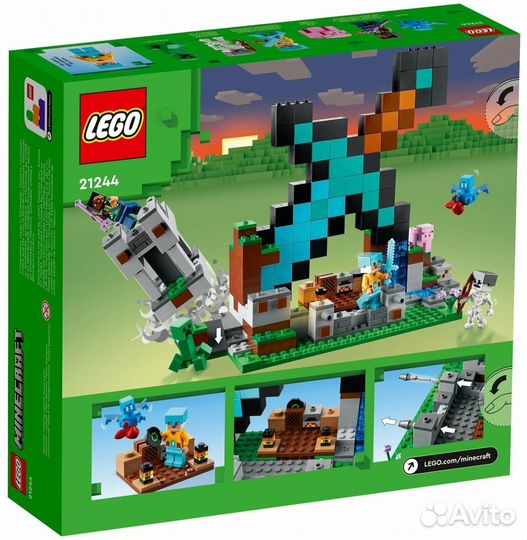 Lego Minecraft 21244 Застава Меча