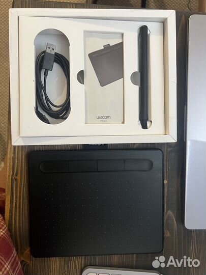 Планшет Wacom Intuos S, черный (сtl-4100K-N)