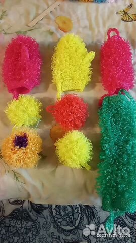 Мочалка ручной работы