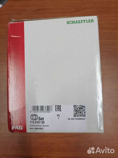 Ступичный подшипник volkswagen T5 T6 713610760