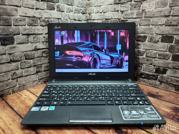Компактный ноутбук asus Intel/300gb