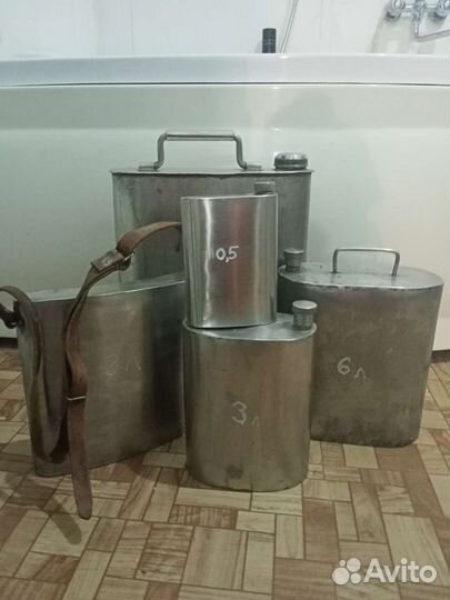 Канистры и фляги из нержавейки