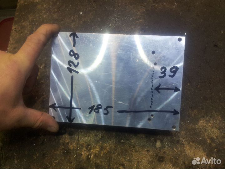 Теплоотвод 185*128*48