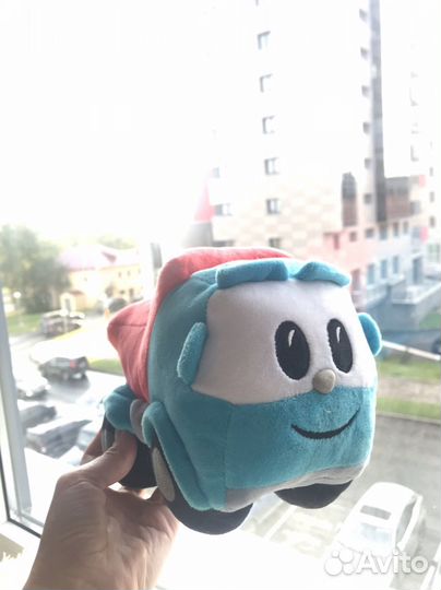 Грузовичок Лева Игрушка мягкая музыкальная