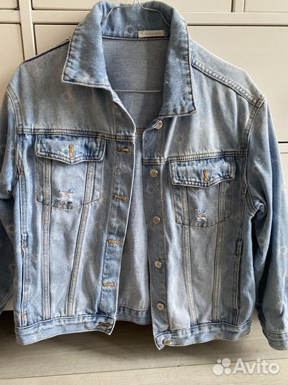 Джинсовая куртка на девочку