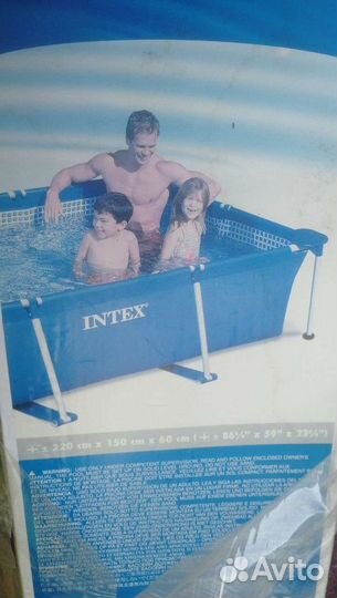 Каркасный бассейн intex