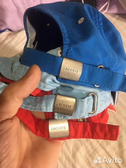Кепка Lacoste 5штук(разные цвета) + Ноаые