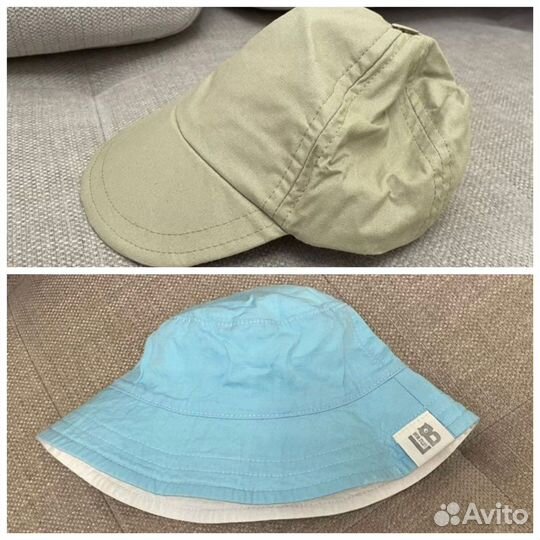 Панама детская двусторонняя и кепка