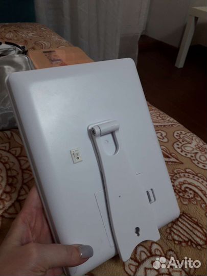 Зеркало с подсветкой настольное