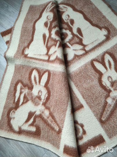 Детское одеяло шерсть