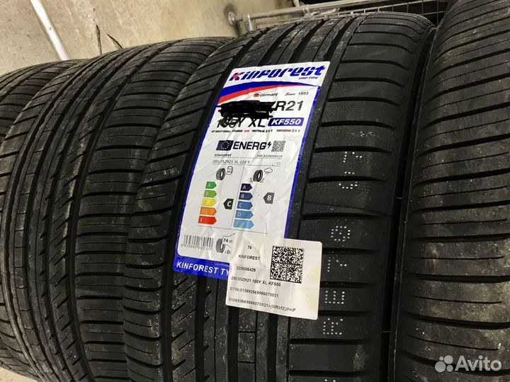 265/40R21 шины 295/35R21 Kinfores на Porsche Macan