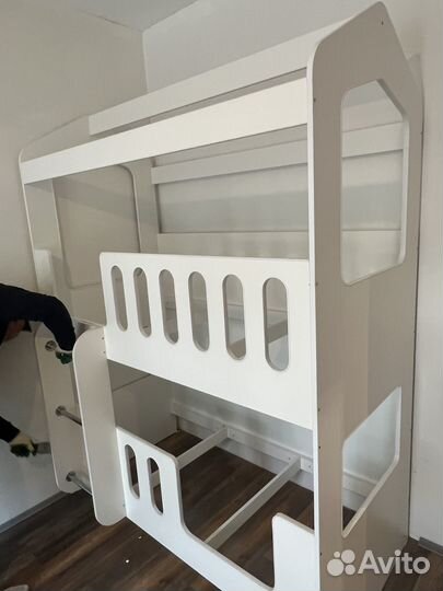 Двухъярусная кровать домик бу