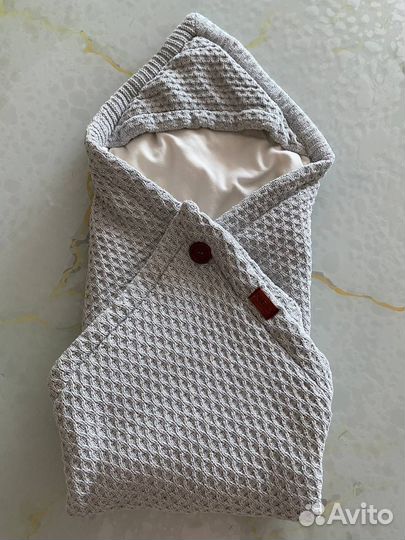 Конверт вязанный на выписку