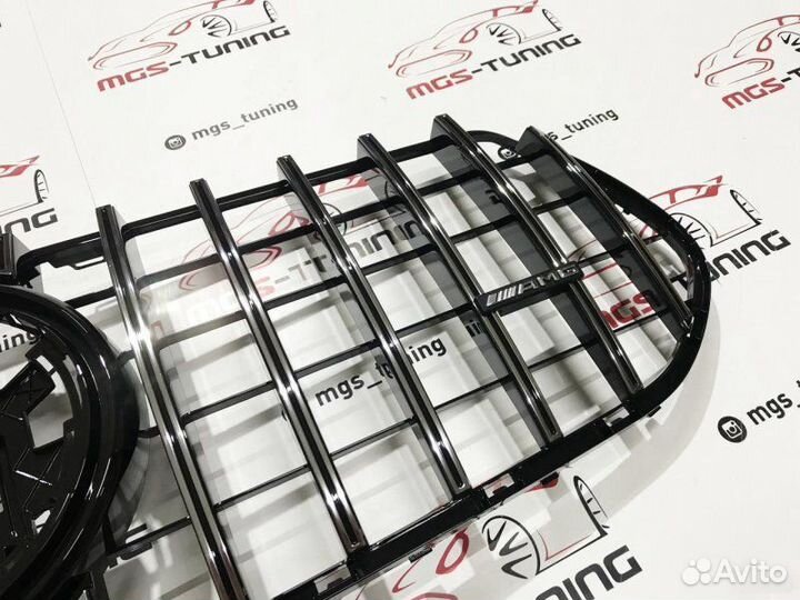 Решетка радиатора Mercedes GLE V167 GT хром AMG