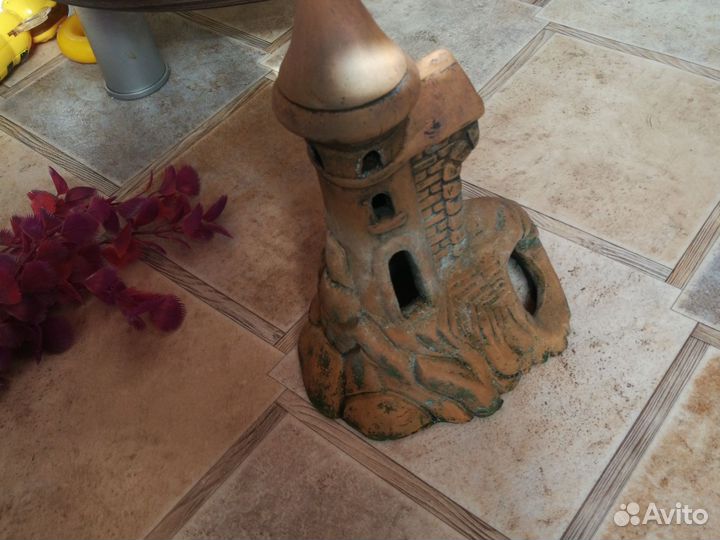 Декор в аквариум, замок