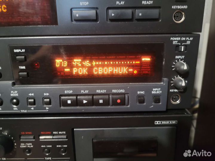 Минидисковая дека tascam MD-02B