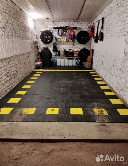 Модульные полы для гаража
