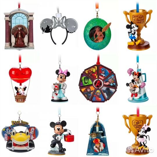 Елочные украшения Disney Store. Оригинал