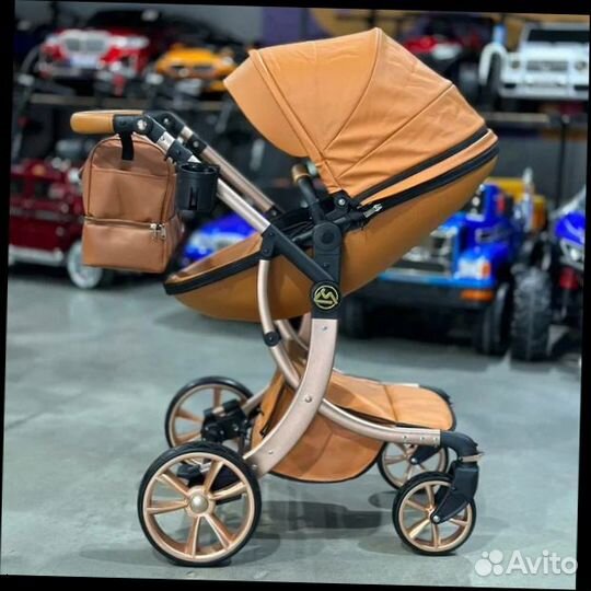 Коляска оранжевая